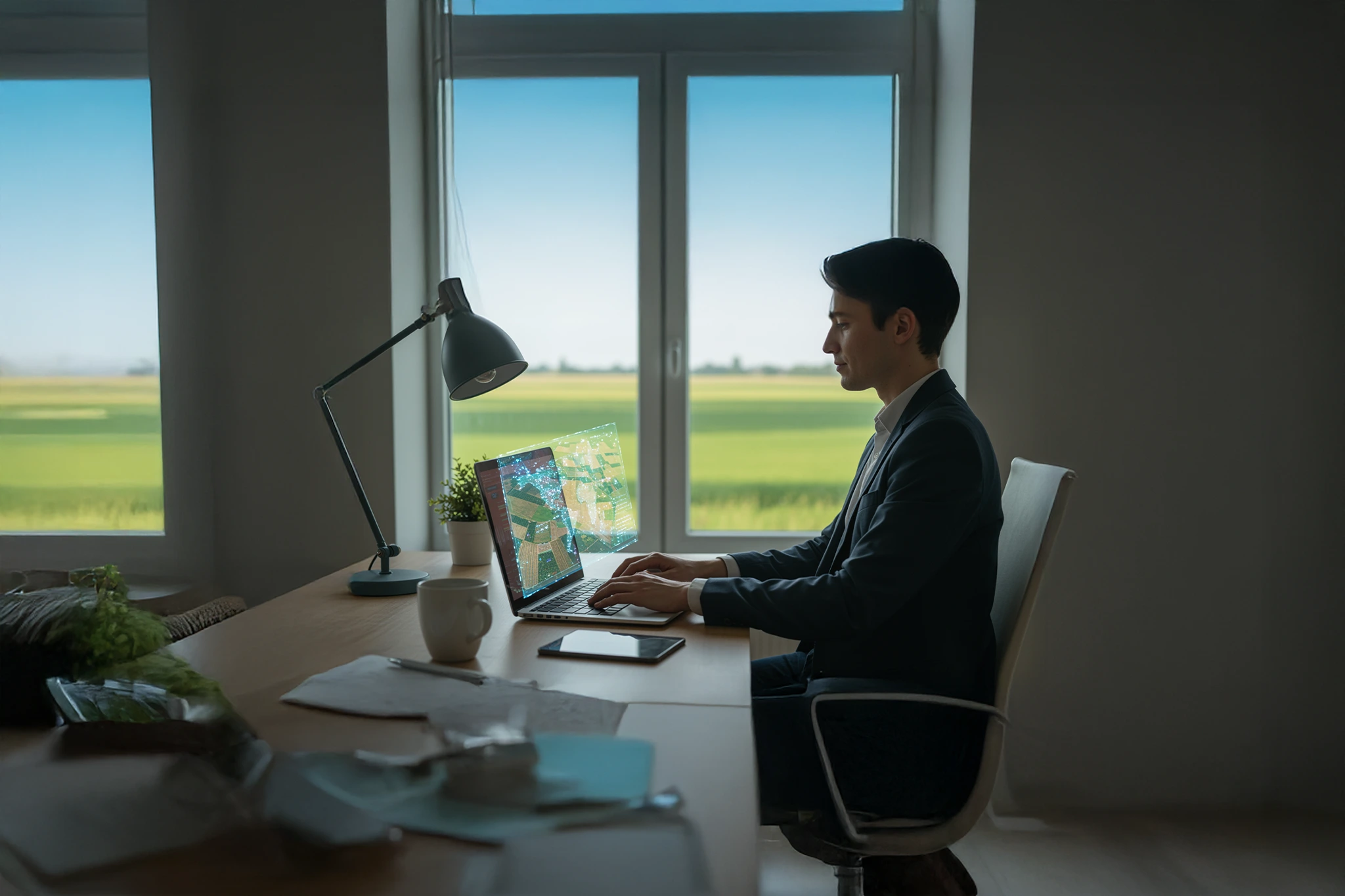 Here’s how remote satellite monitoring ensures productivity for agribusinesses while working from home