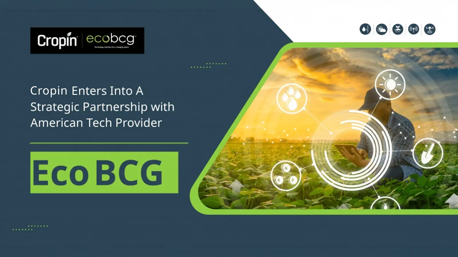 CropIn Enters Into A Strategic Partnership with American Tech Provider Eco BCG