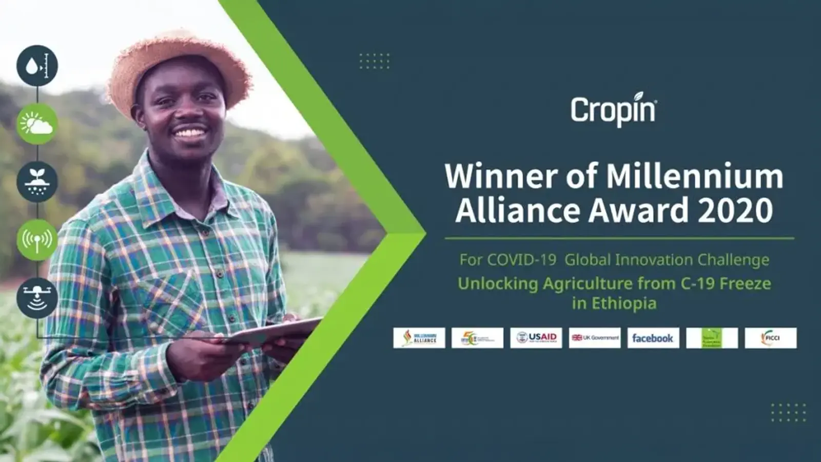 CropIn is a Millenium Alliance COVID-19 Innovation Grand Challenge Winner