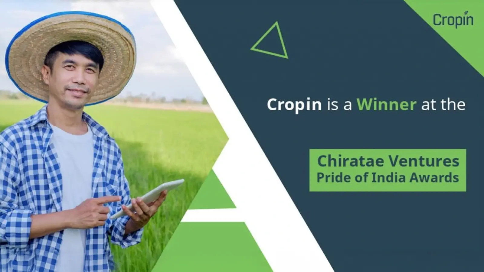 CropIn is a Winner at the Chiratae Ventures Pride of India Awards