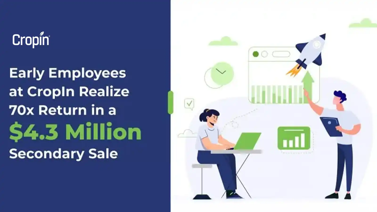 cropins-early-employees-investors-realize-70x-returns-in-a-4-3-mn-secondary-sale