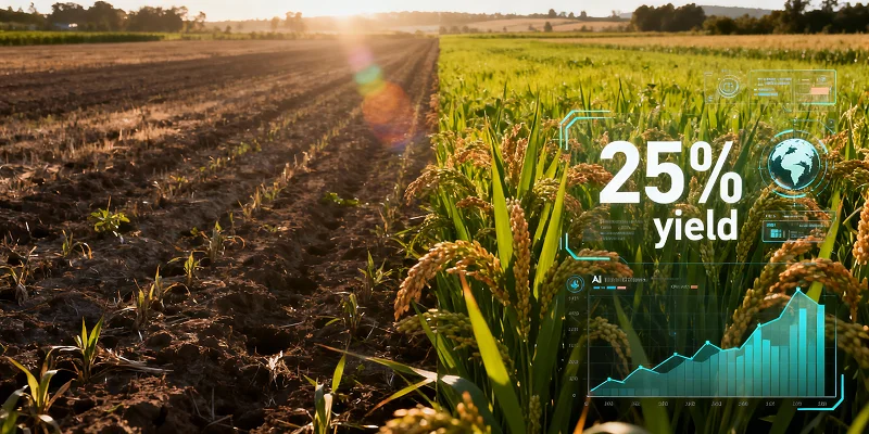 25% Average yield improvement