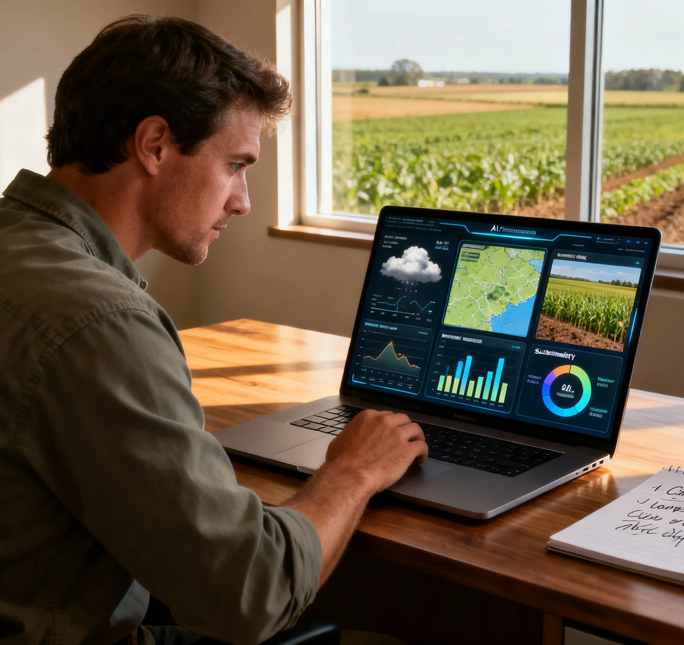 AI-driven climate intelligence platform